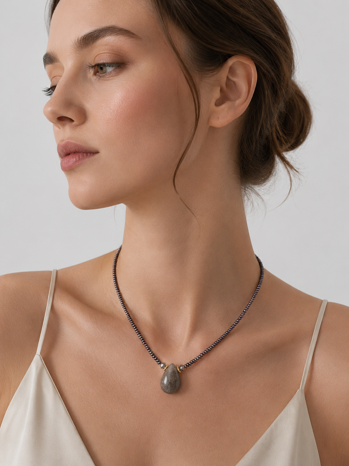 Aisling Necklace Black
