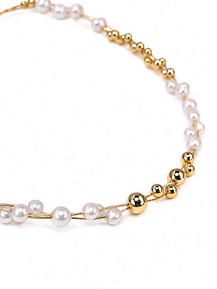 Alyssa Pearl Lariat Necklace