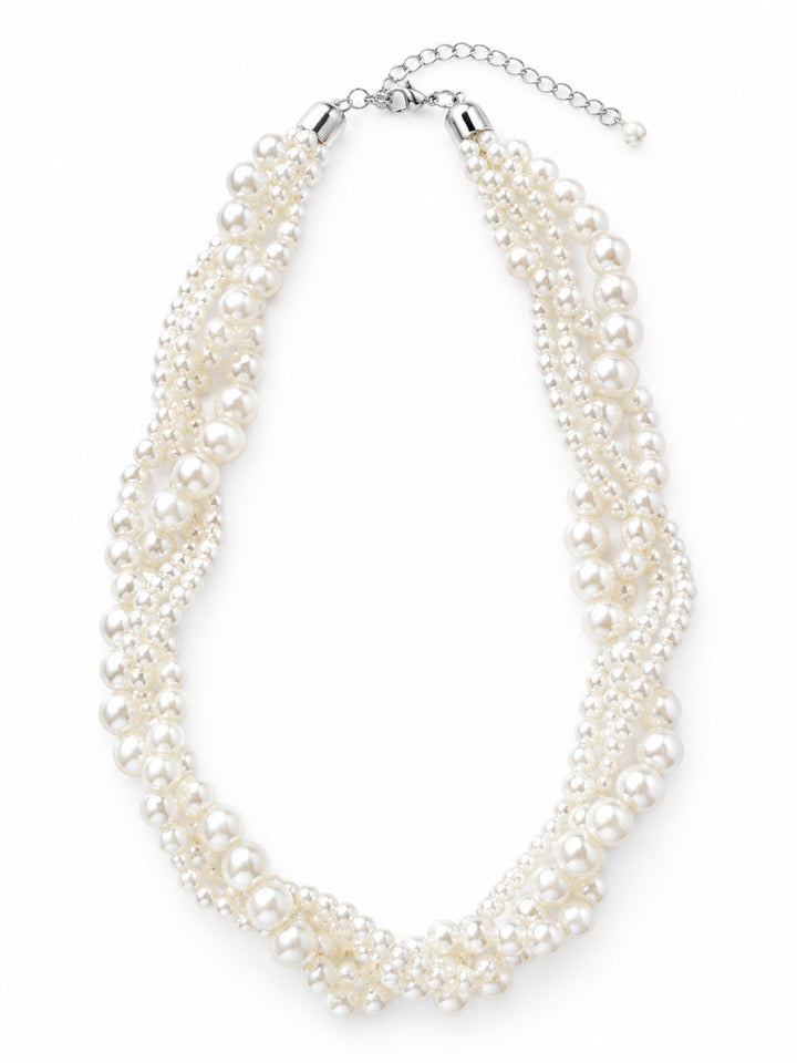 Apolline Twisted Pearl Necklace - view 1