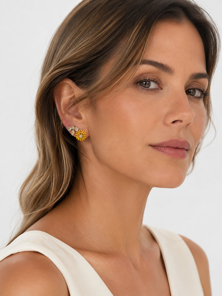 Asymmetric Design Earrings Set