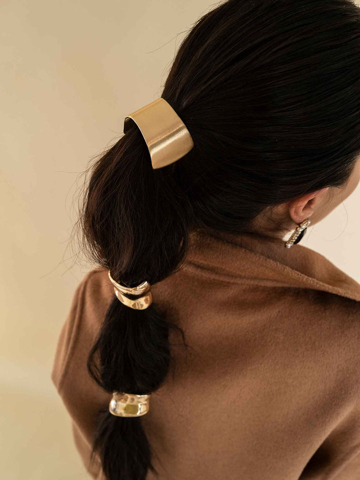 Belva Matte Gold Ponytail Cuff