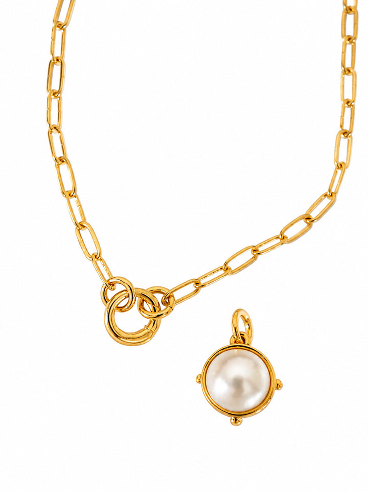 Bicolor Pearl Necklace