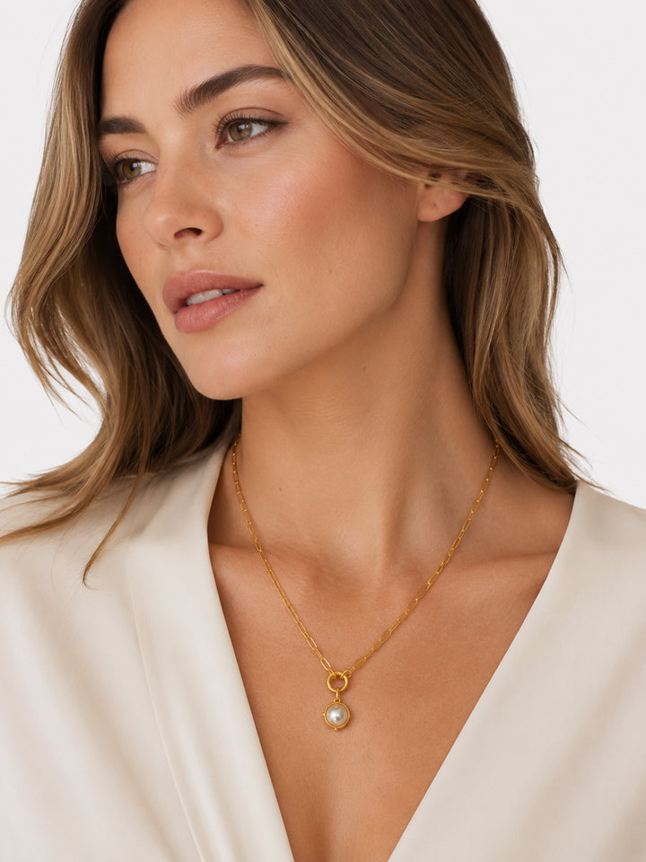 Bicolor Pearl Necklace