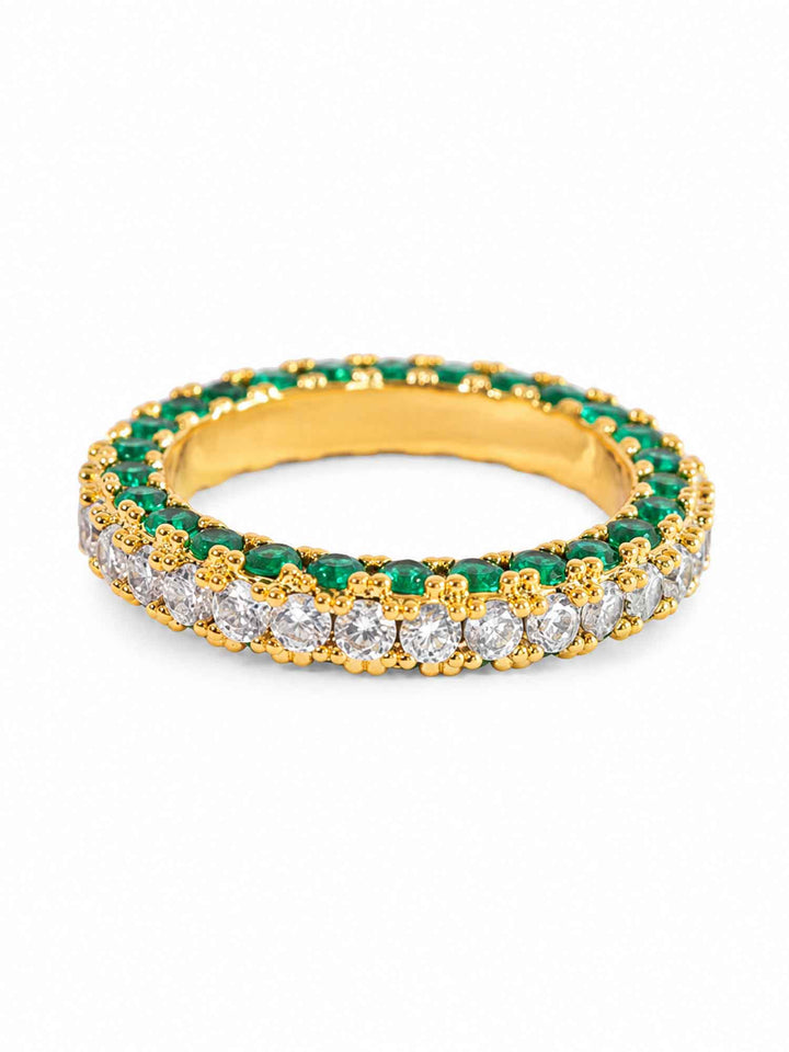Bicolor Zirconia 2mm Ring