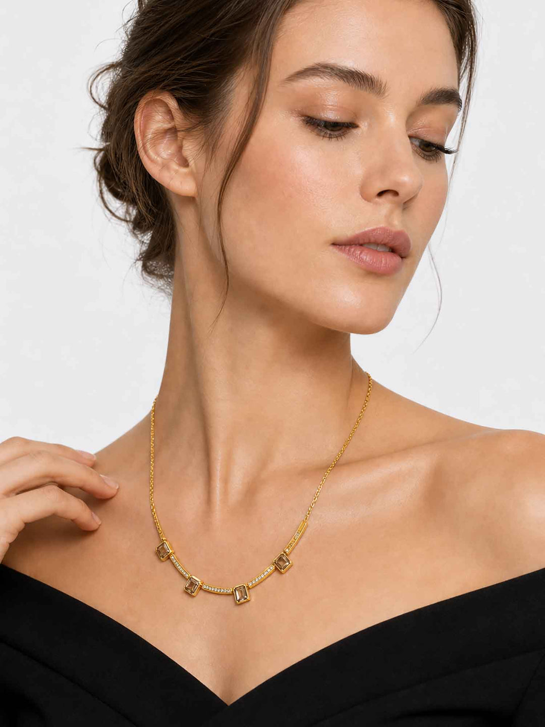 Brilliant Sugar Cube Necklace