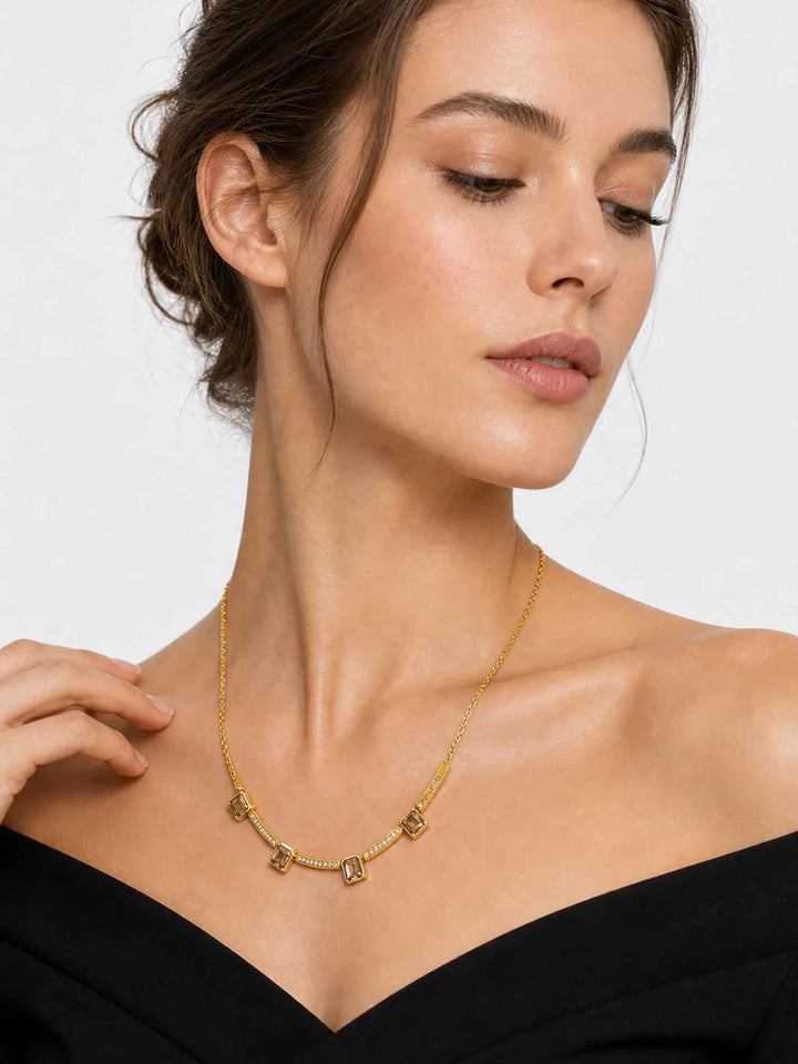 Brilliant Sugar Cube Necklace