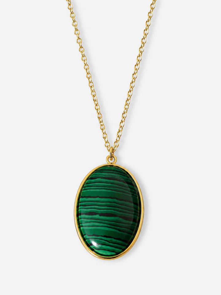 Blyssa Necklace Malachite