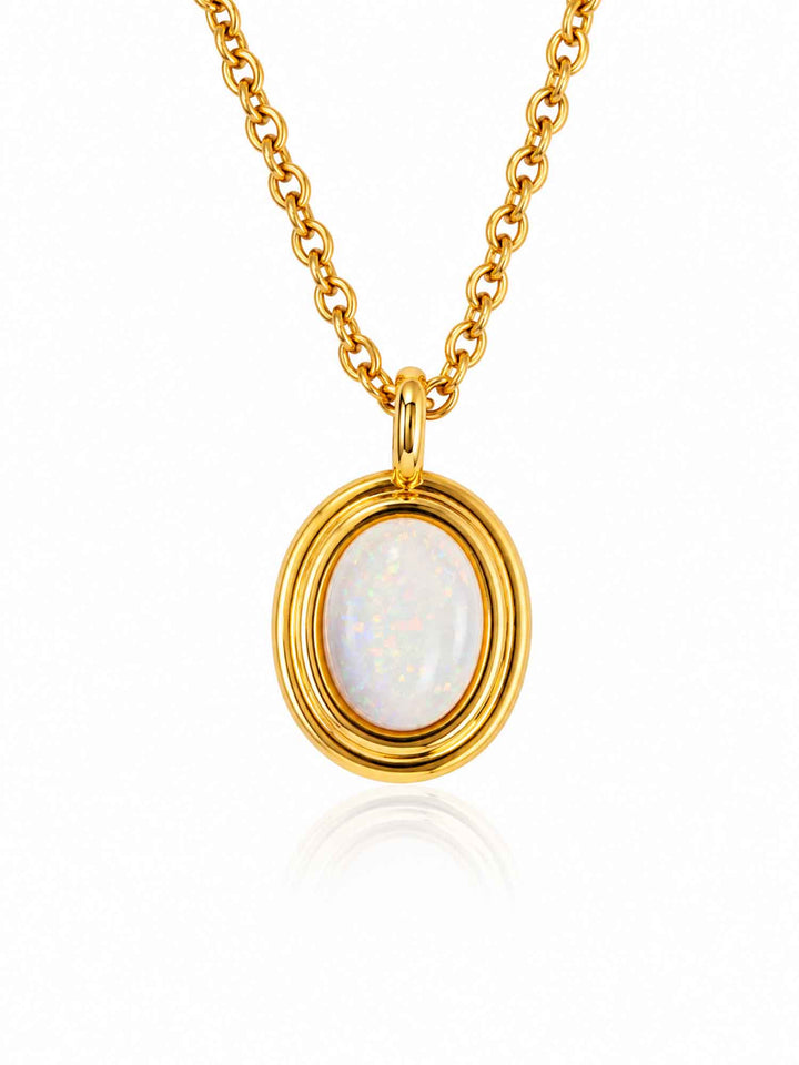 Opal Pendant Necklace