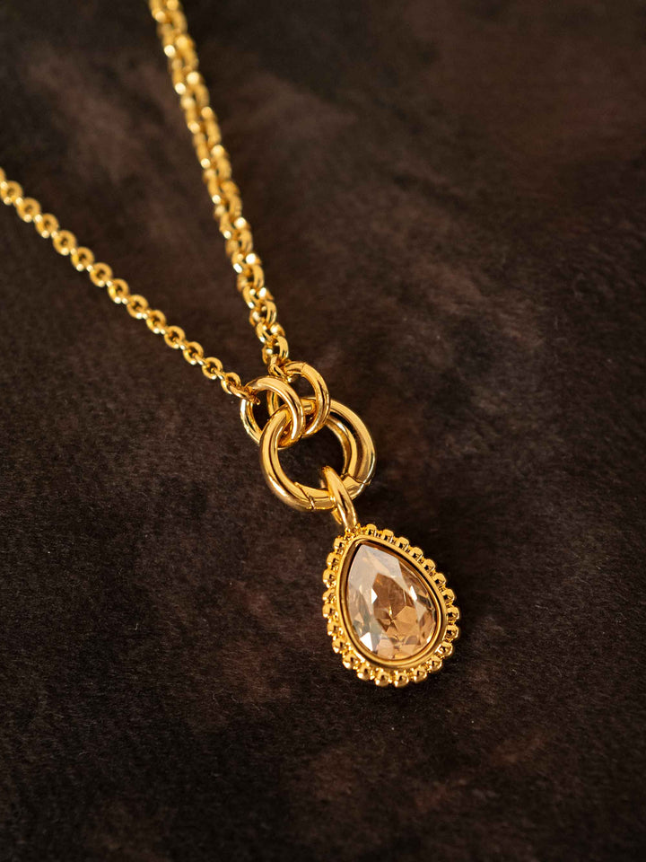 Teardrop Pendant Necklace