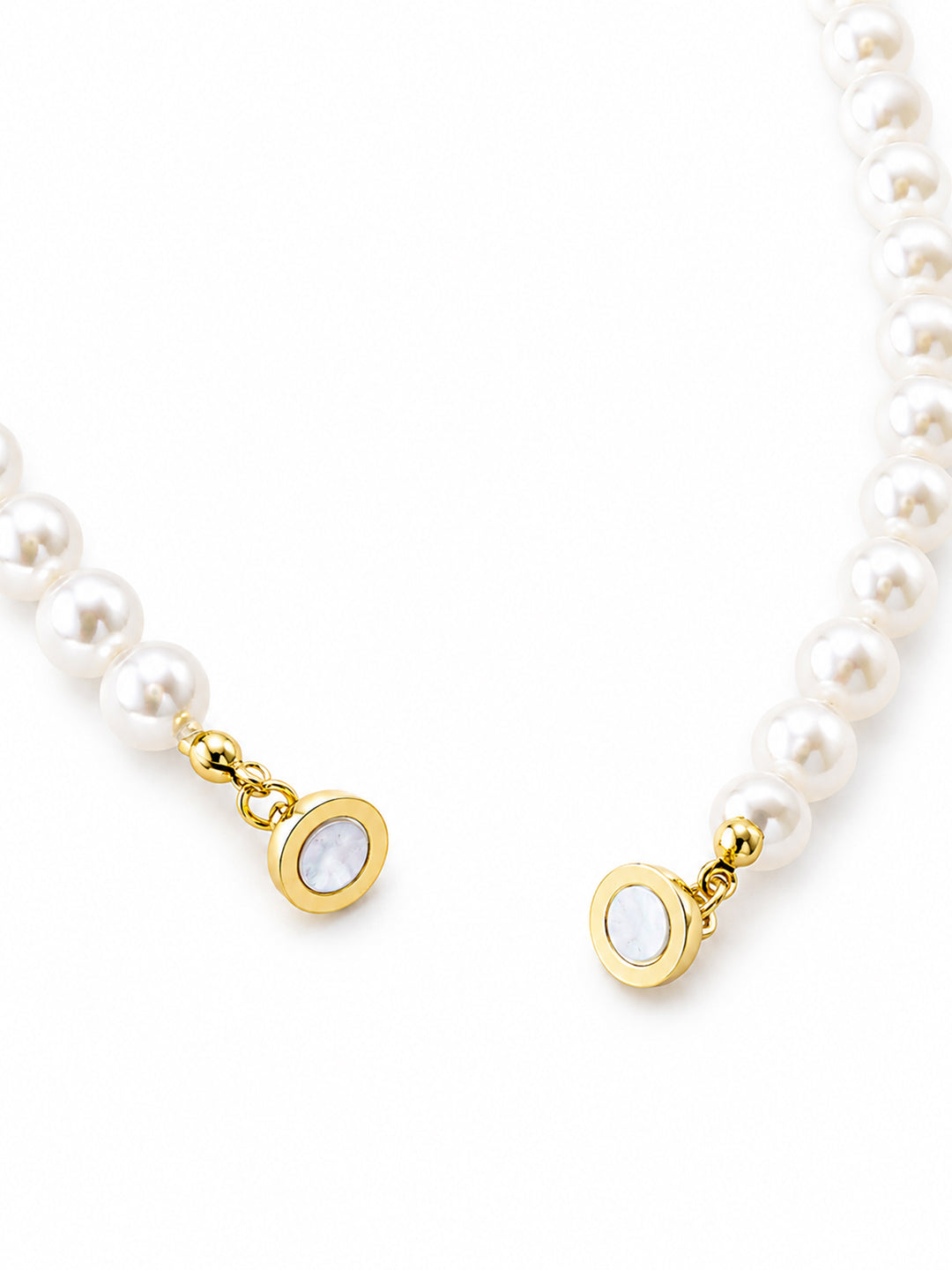 Cyrielle Magnetic Pearl Necklace - view 2
