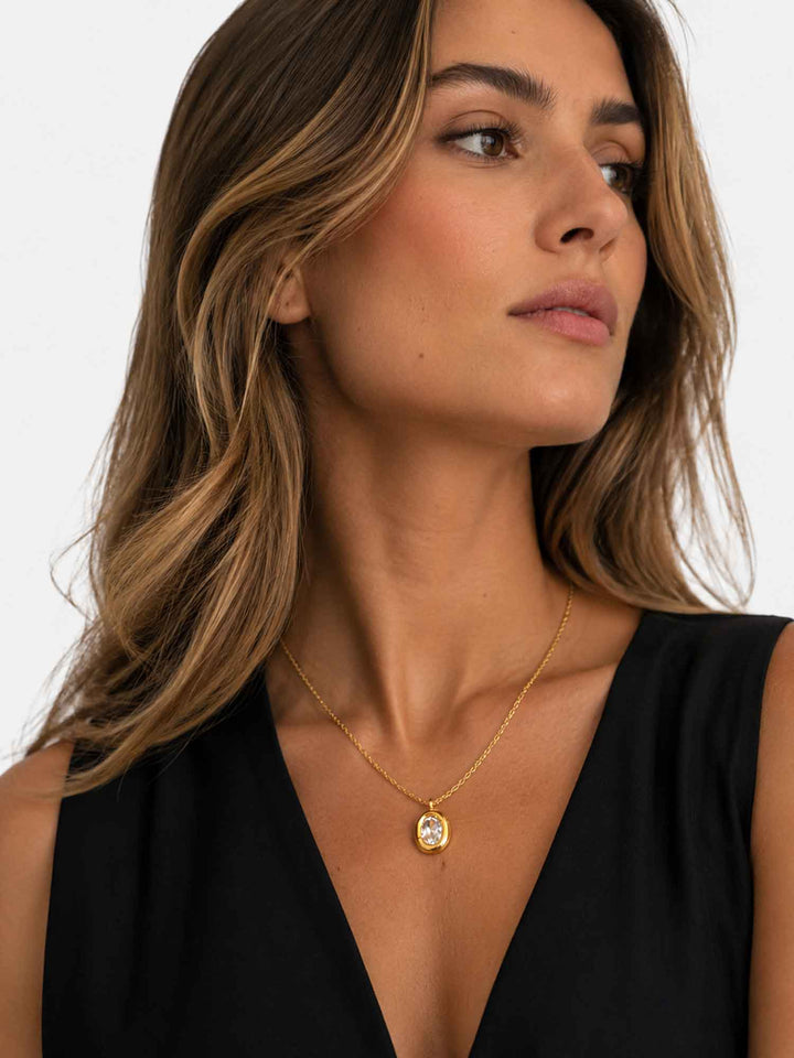 Diamond Solitaire Necklace