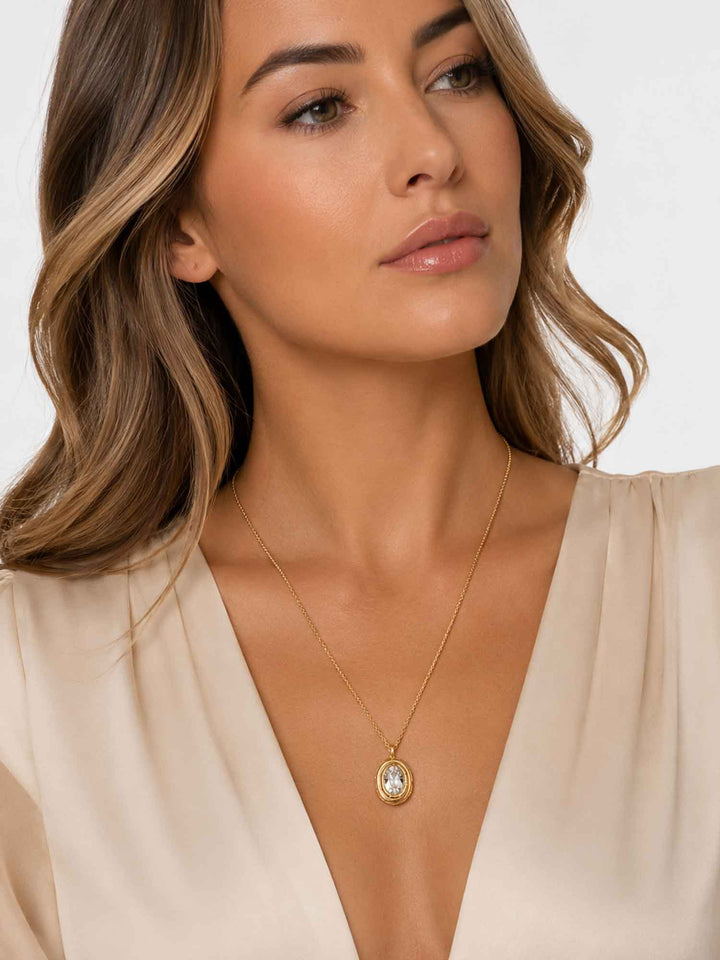 Diamond Solitaire Necklace