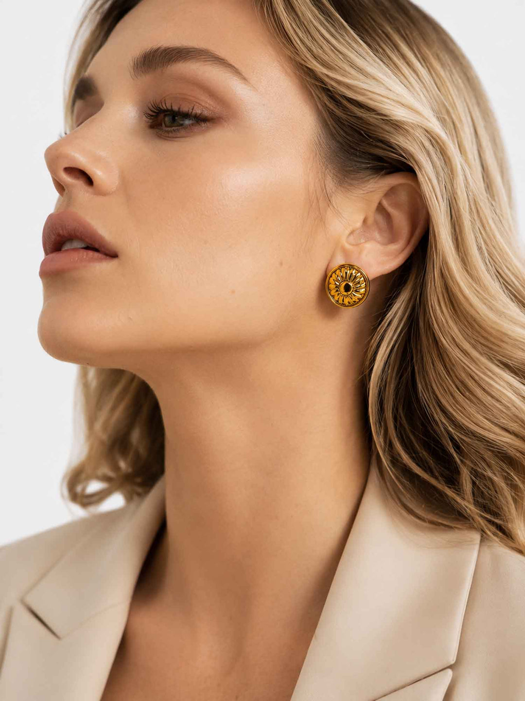 Dream Garden Gold Earrings