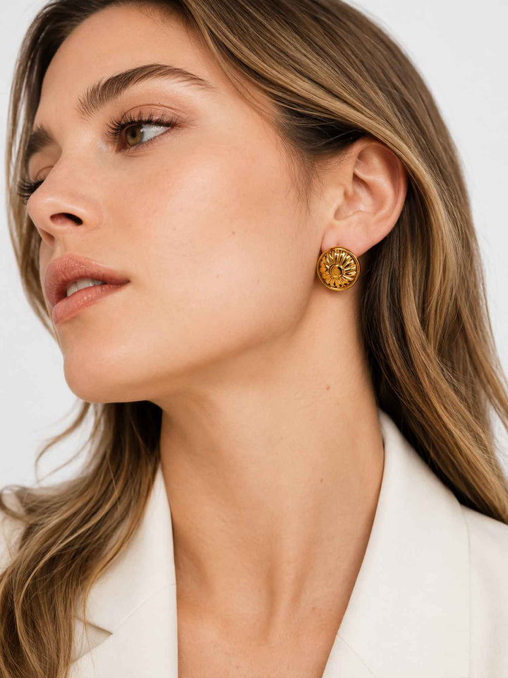 Dream Garden Gold Earrings