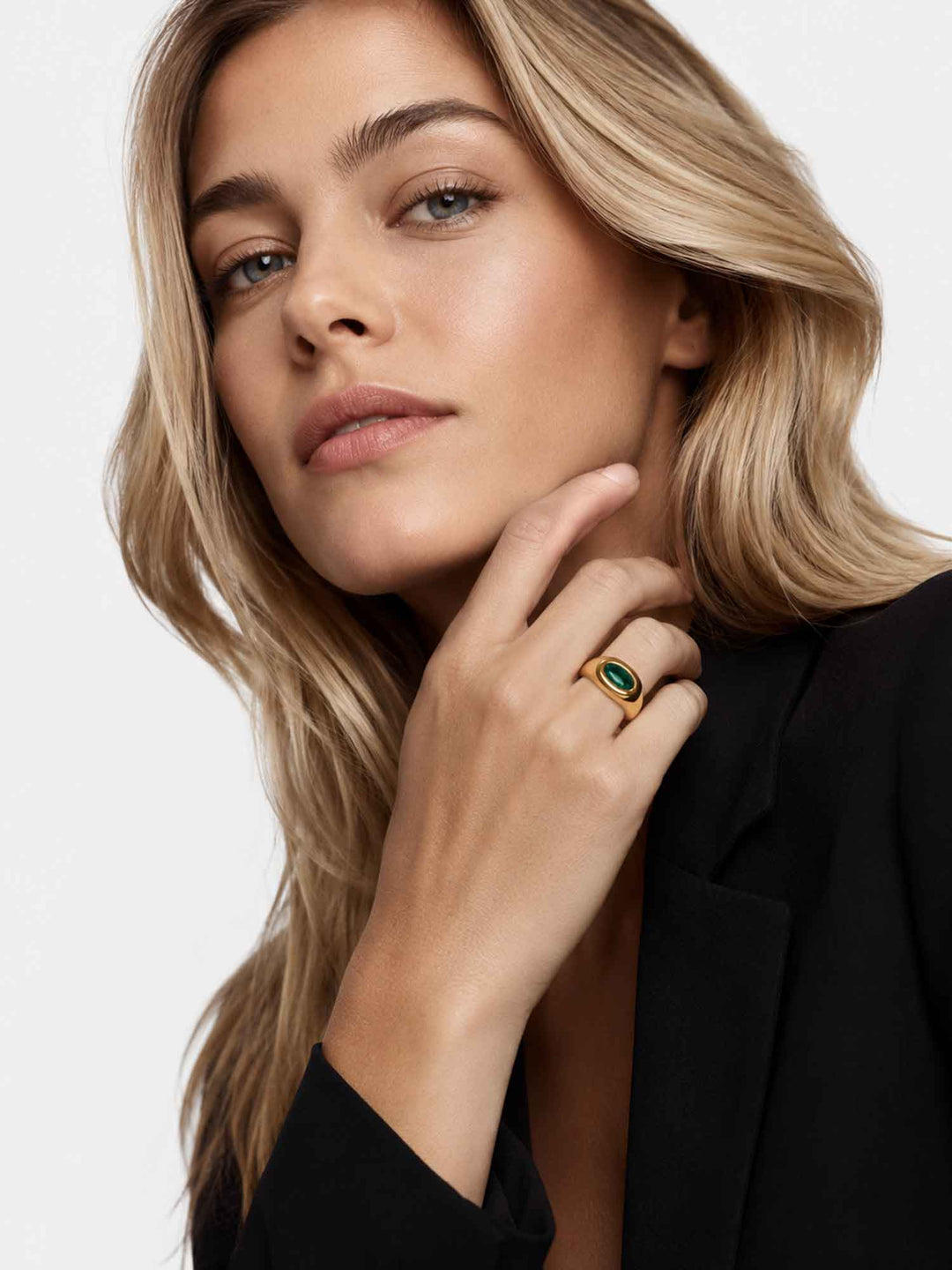 Elf Green Stone Ring