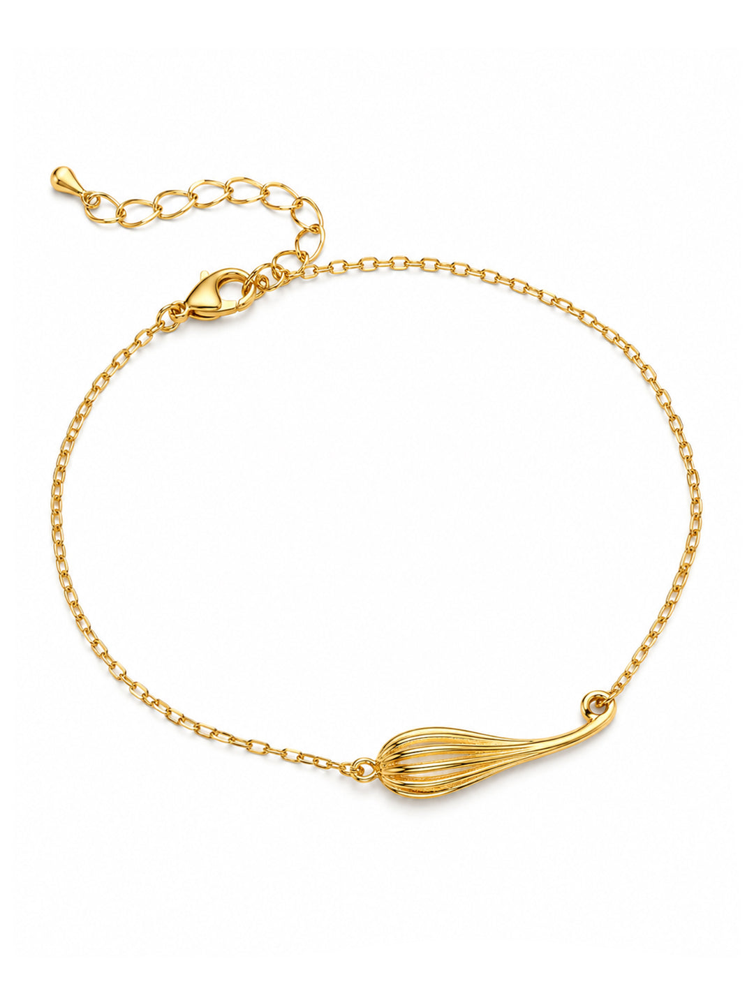 Fernanda chain bracelet with sculptural drop detail