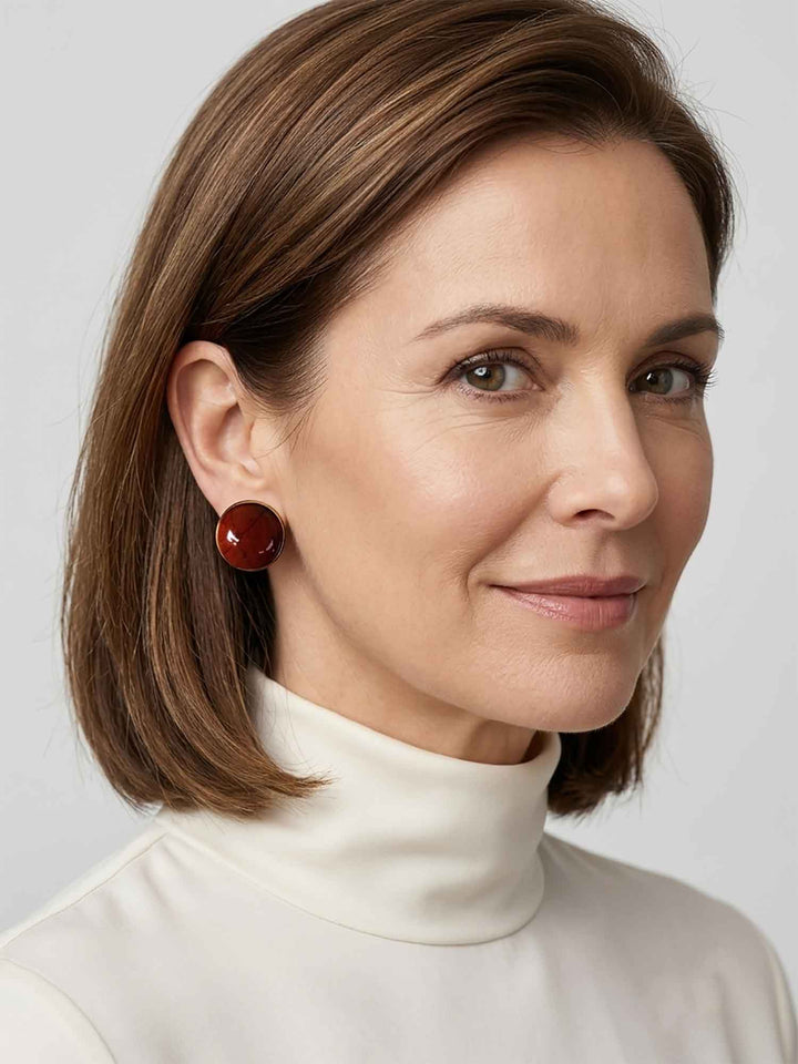 Siona Earrings Veining