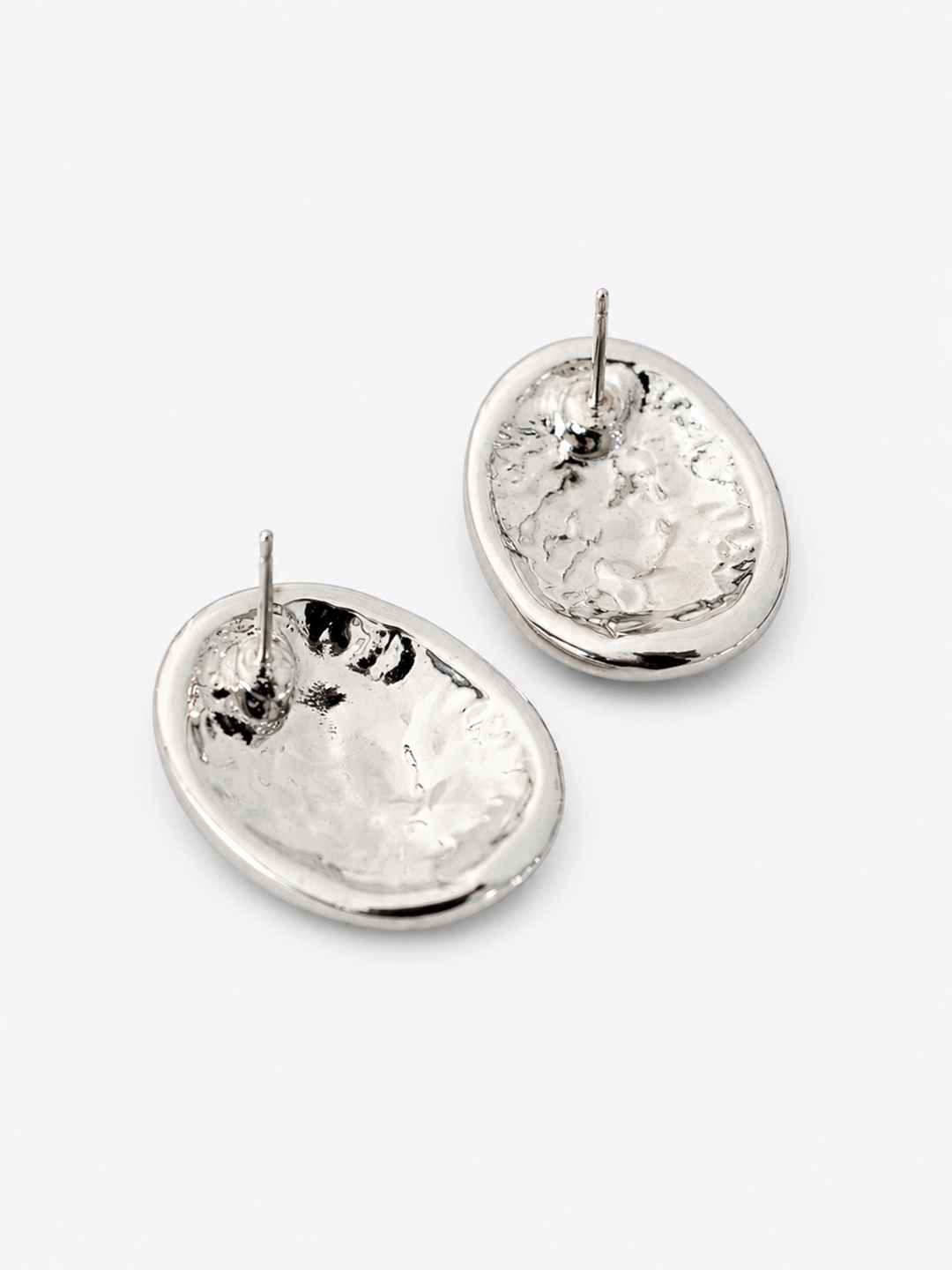 Green Wave Silver Earrings