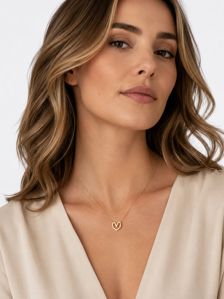 Hesther Heart Pendant Necklace