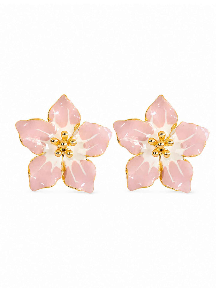 Hibiscus Flower Earrings