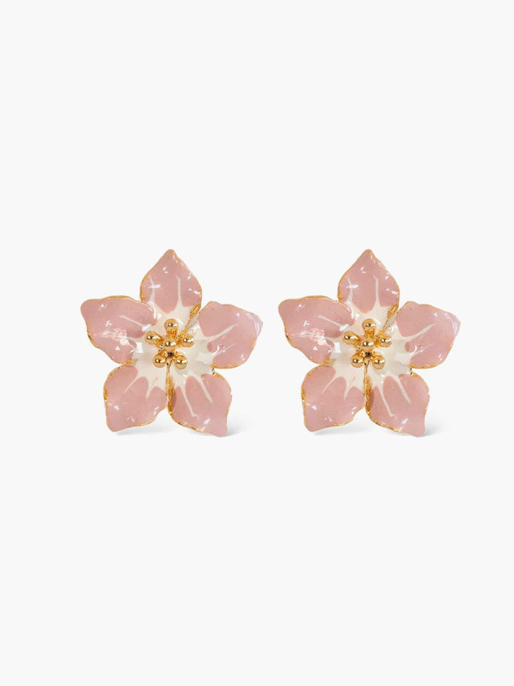 Hibiscus Flower Earrings