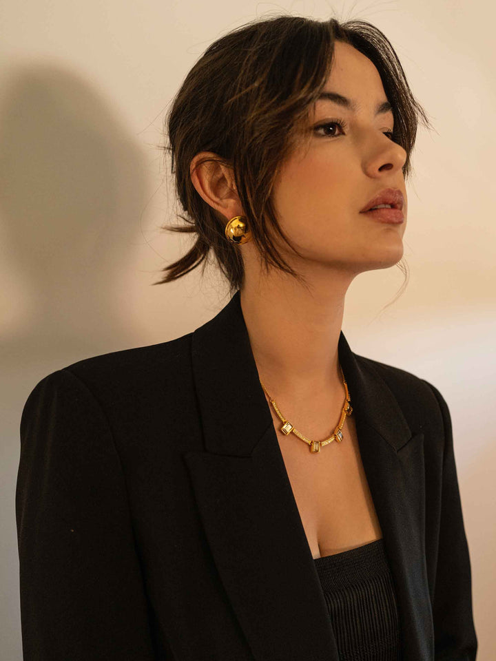 Reflections Gold Earrings