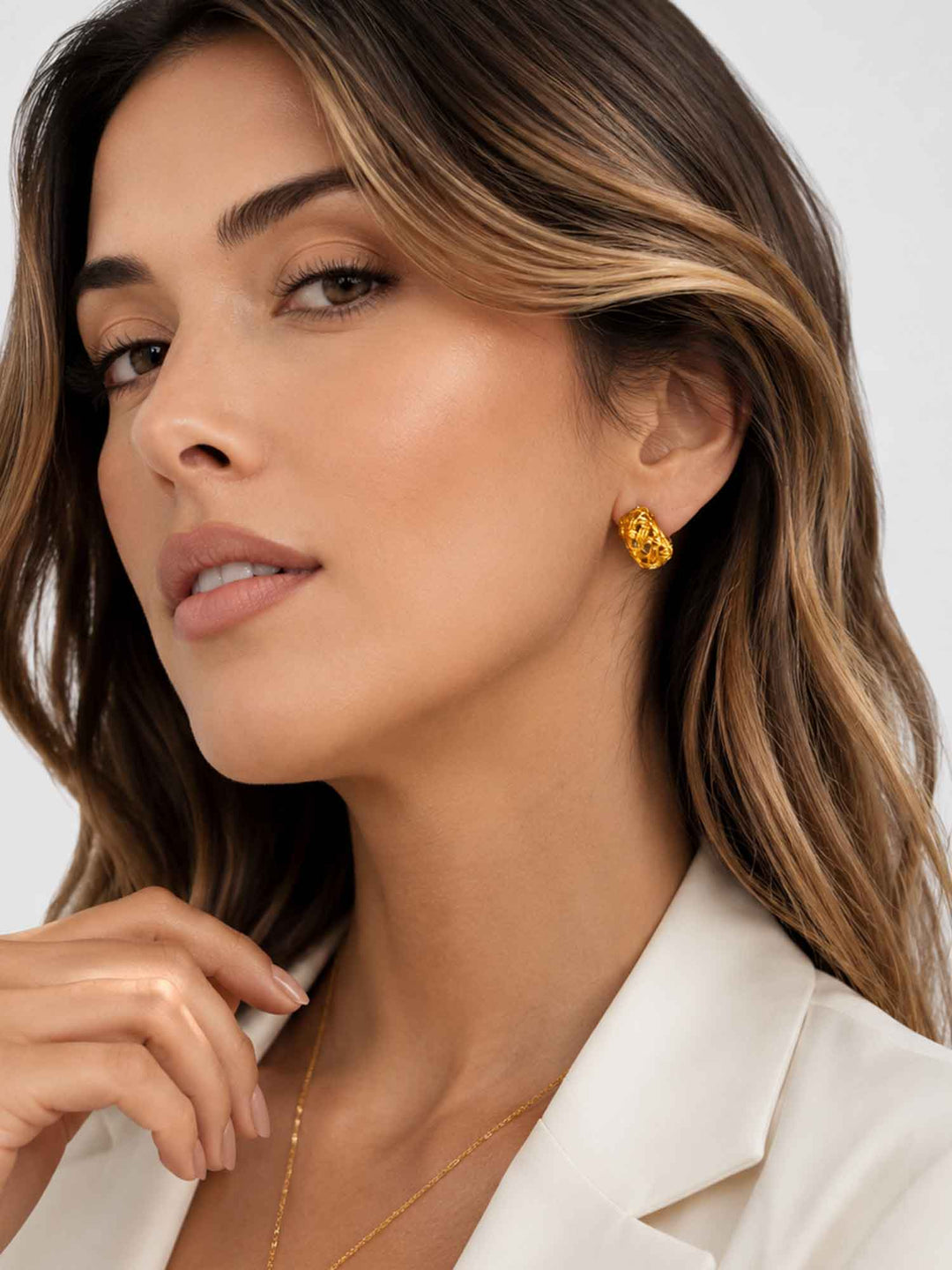 Infinite Dance Gold Earrings