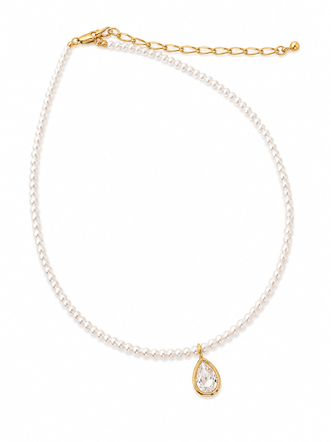 Kendra Pearl Crystal Necklace