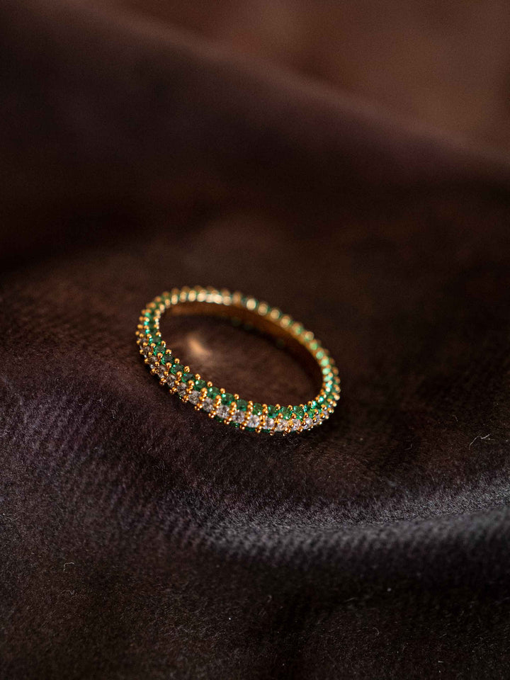 Bicolor Zirconia 1mm Ring