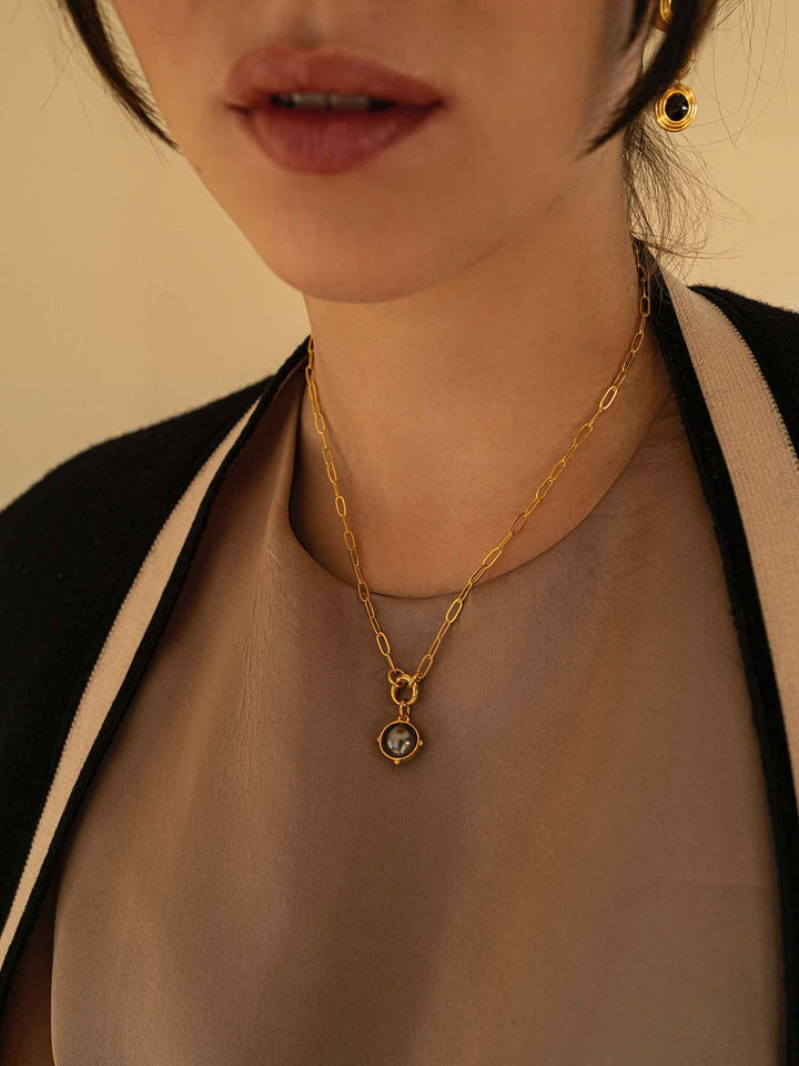 Bicolor Pearl Necklace