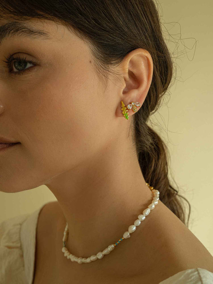 Asymmetric Design Earrings Set