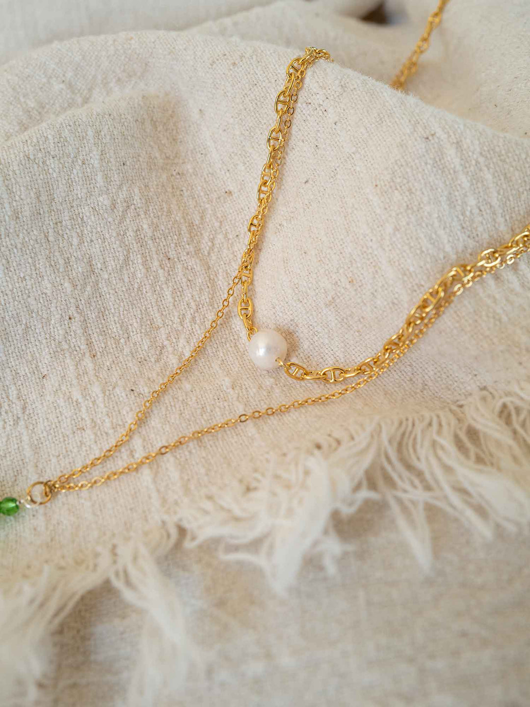 Picante Beaded Necklace
