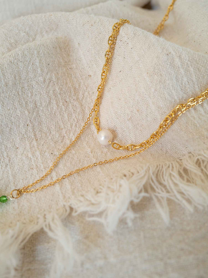 Picante Beaded Necklace
