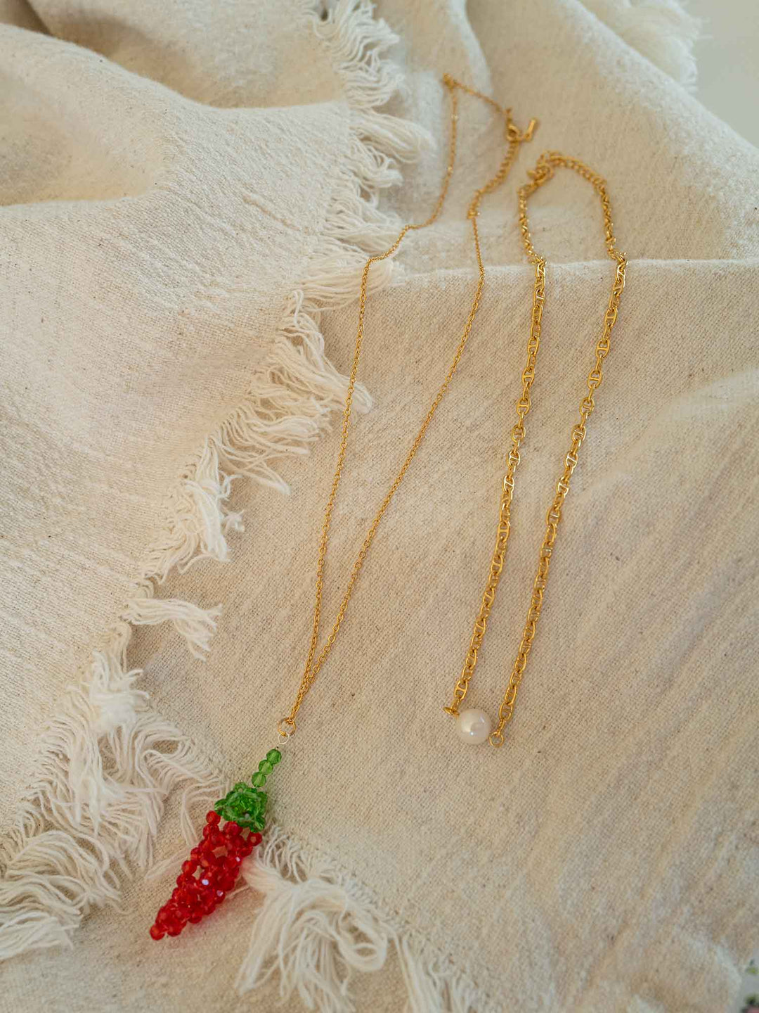 Picante Beaded Necklace