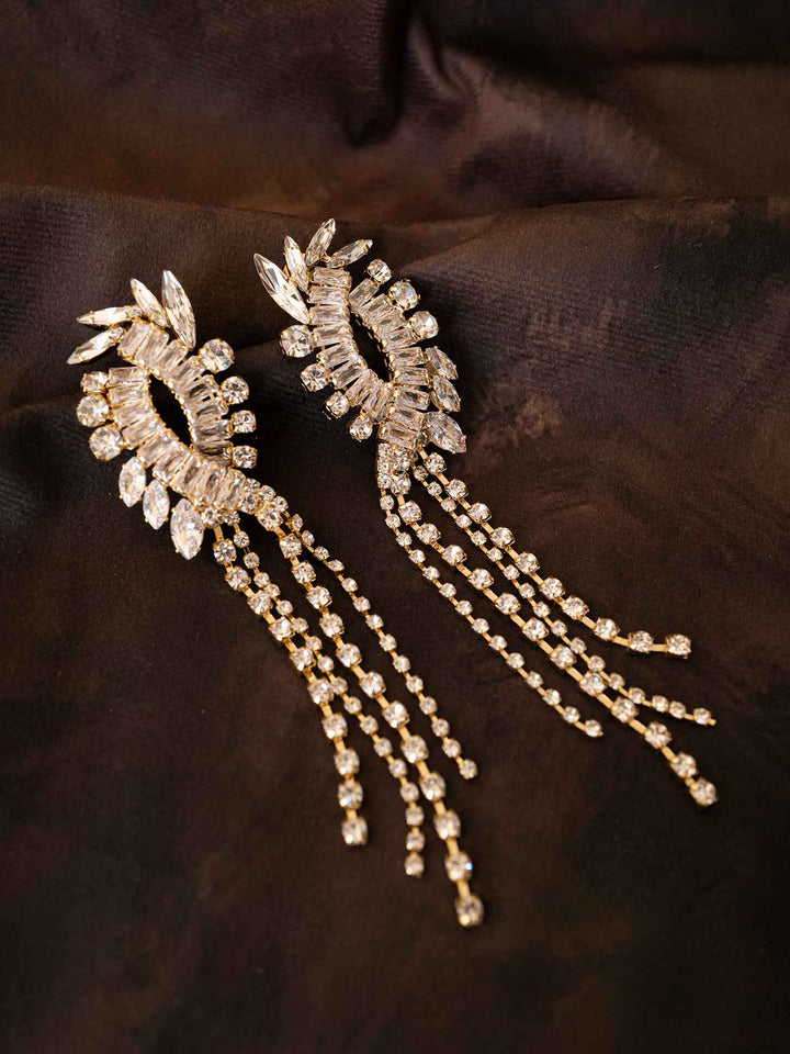 Angelica Cascading Crystal Earrings