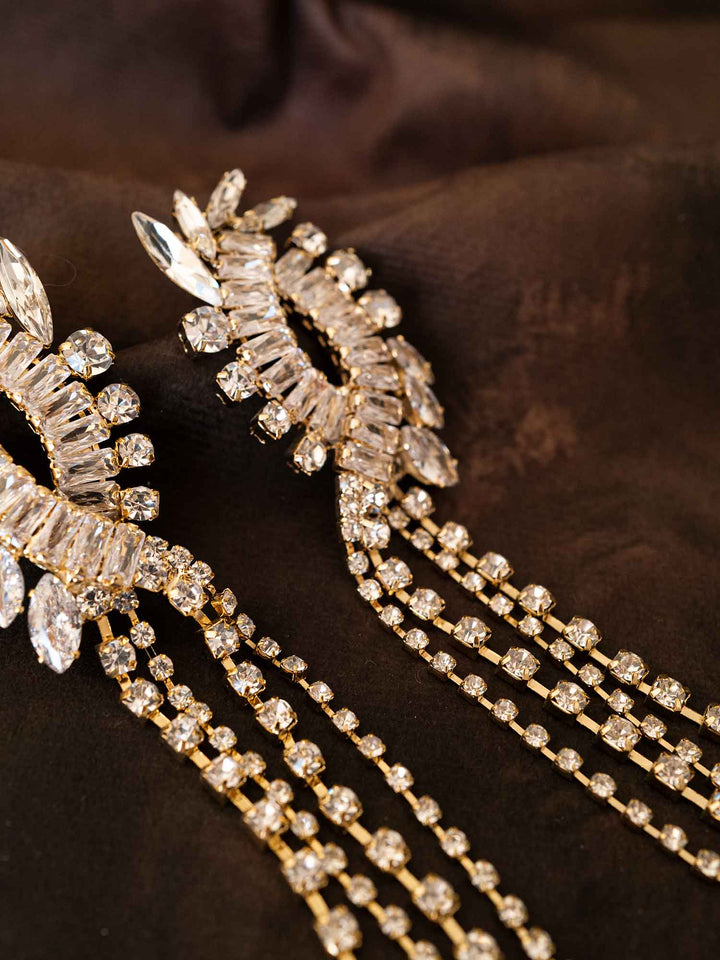 Angelica Cascading Crystal Earrings