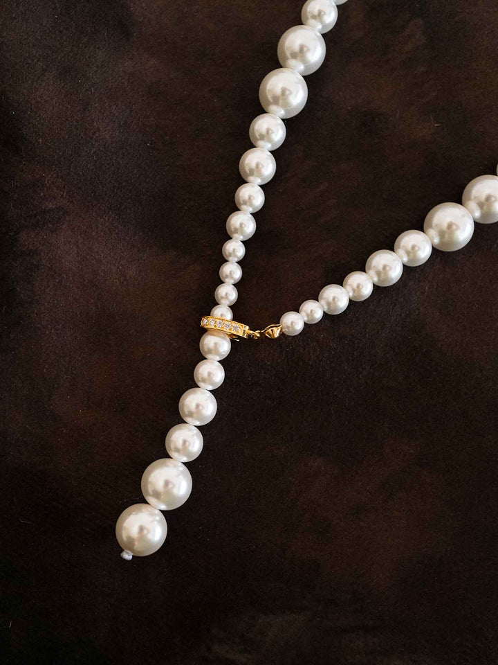 Collar largo de perlas Rosaline