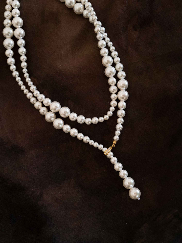 Collar largo de perlas Rosaline
