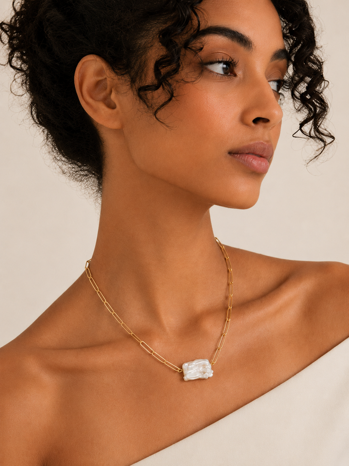 Marilla Baroque Pearl Necklace