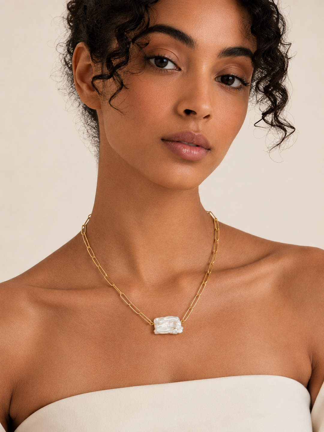 Marilla Baroque Pearl Necklace