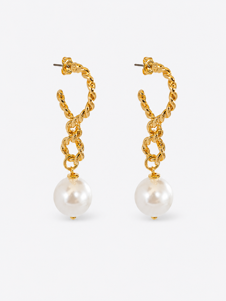 Pendientes de oro Mist Melody