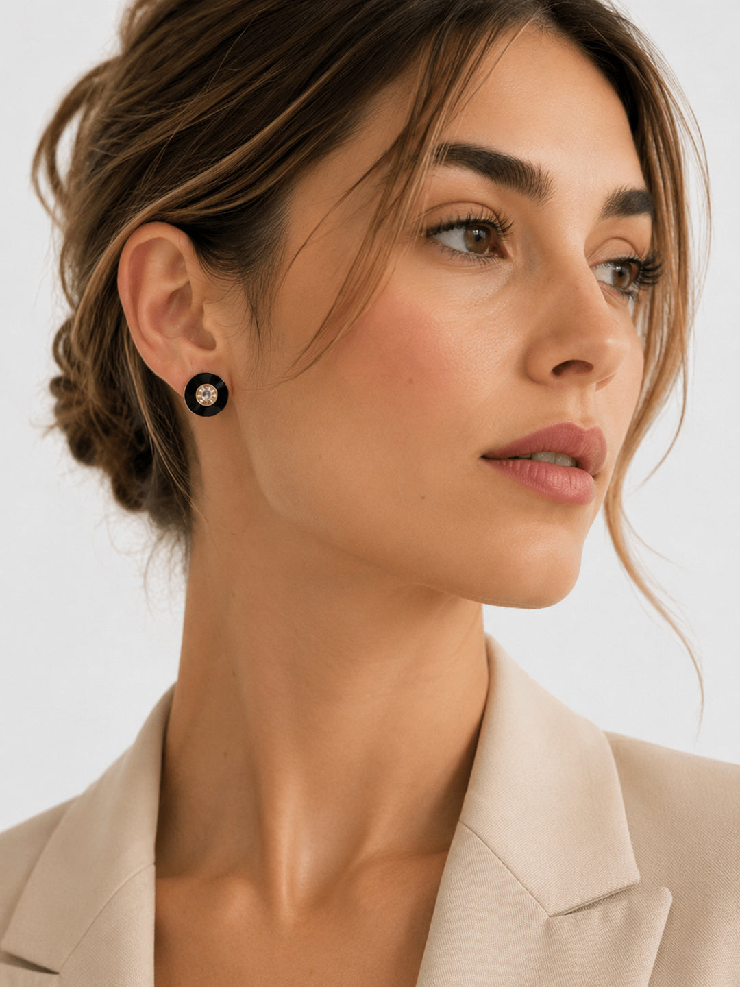 Nightfall Crystal Stud Earrings