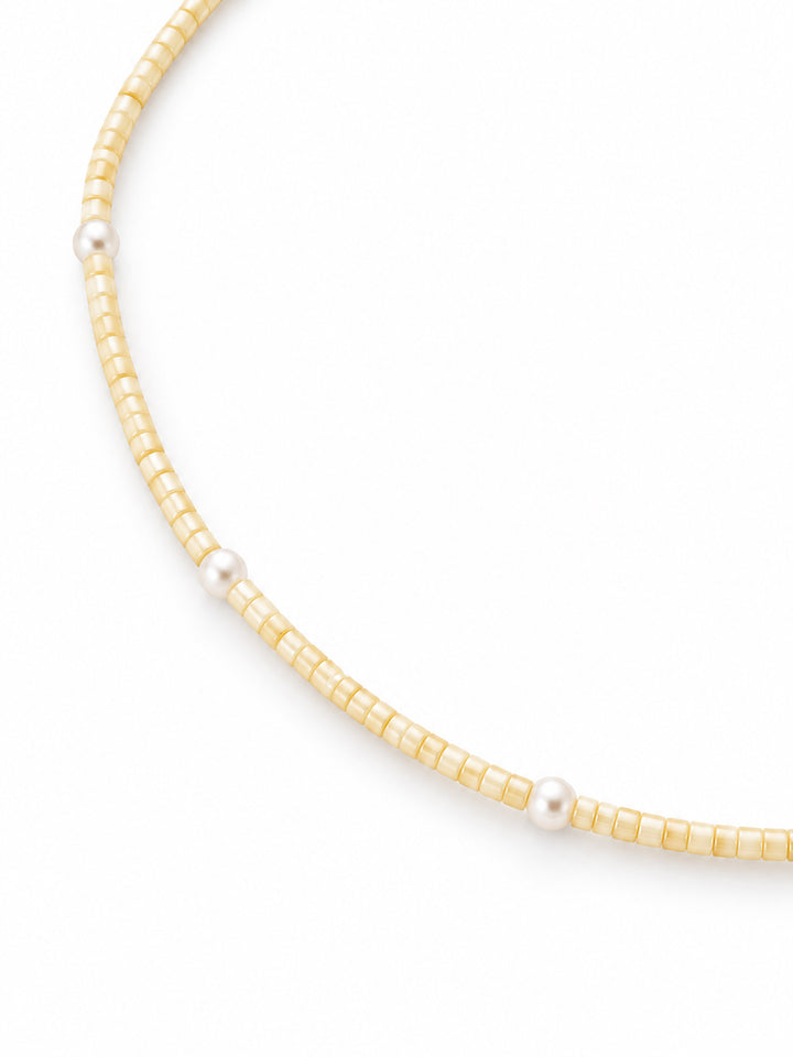 Noelia Beaded Pearl Necklace - view 5