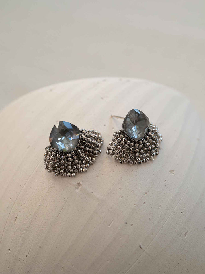 Noir Earrings Silver