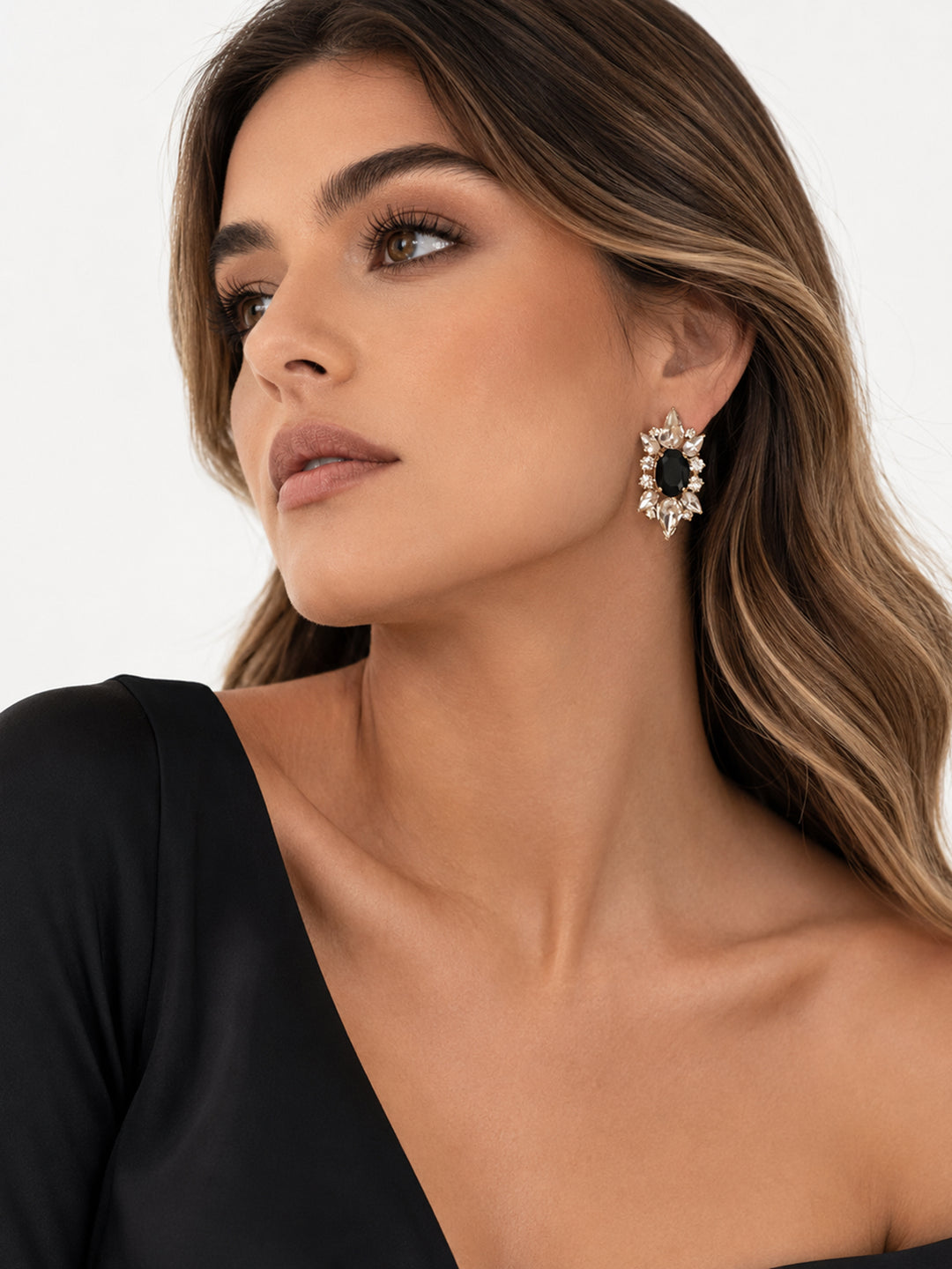 Nova Crystal Starburst Earrings