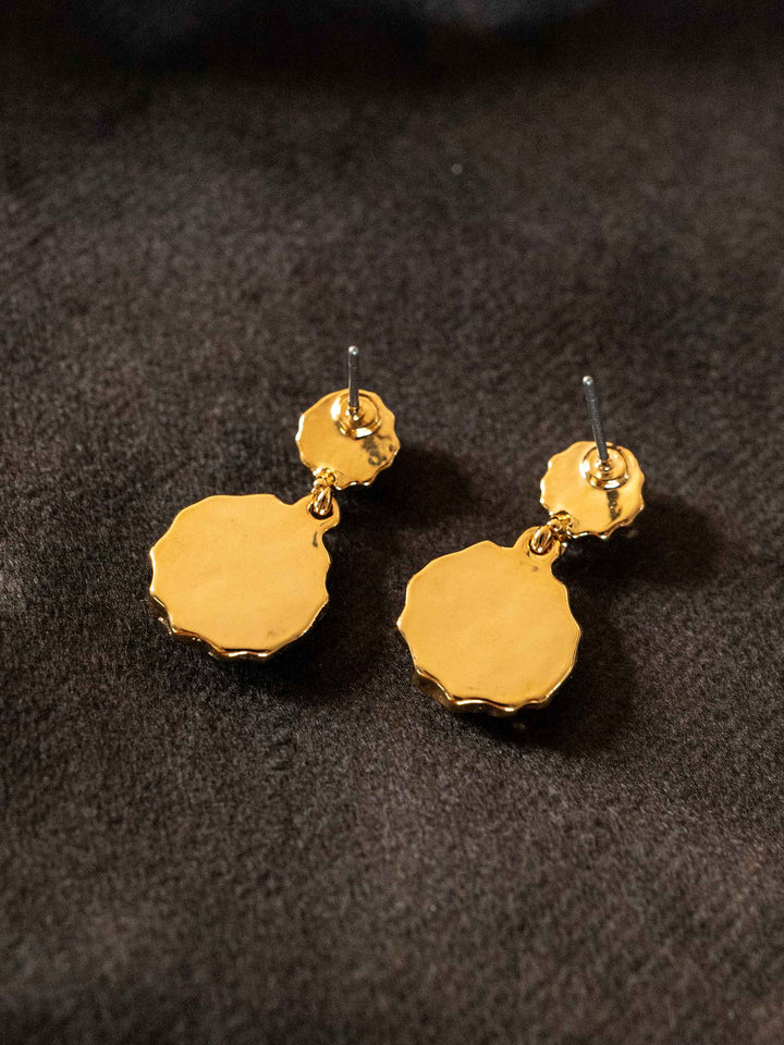 Irregular Round Dangle Earrings