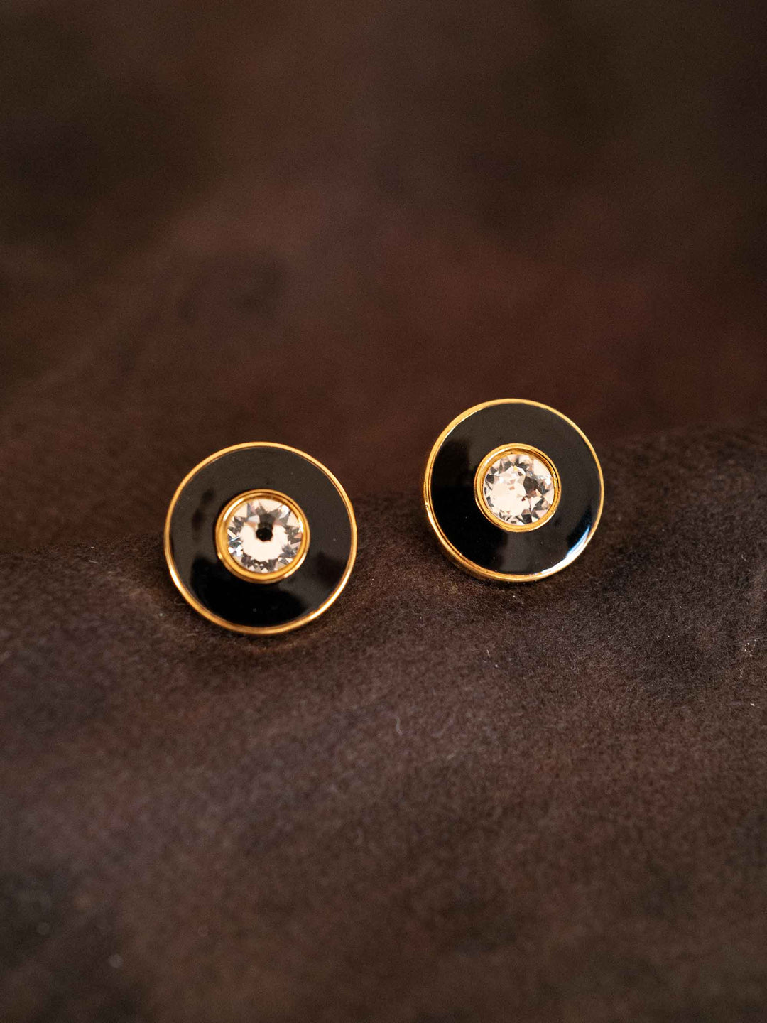 Nightfall Round Earrings