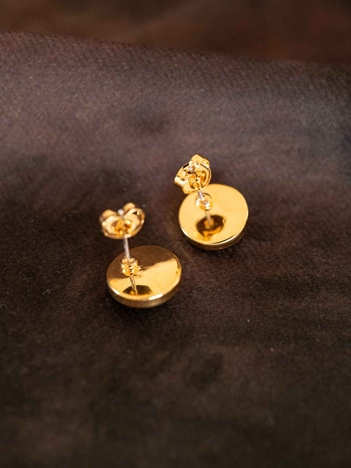 Nightfall Round Earrings