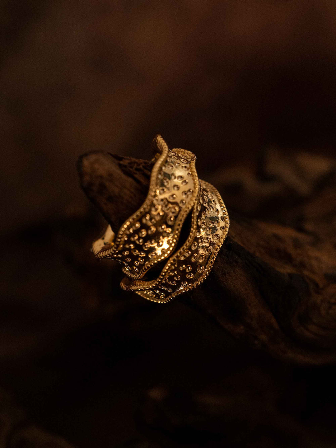 One Hoop Gold Earrings