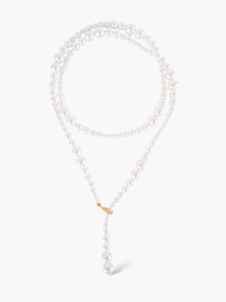 Collar largo de perlas Rosaline